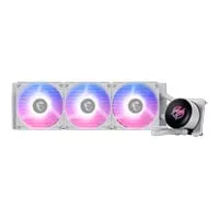 MSI MPG CORELIQUID P13 360 AIO Cooler, 360mm, 3 x 120mm RGB Fans, Copper Baseplate, Aluminium Radiator, Intel/AMD, White