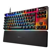 Steelseries Apex Pro TKL Gen 3 Mechanical Gaming Keyboard, OmniPoint 3.0 Switches, Per-Key RGB, USB-C, UK Layout