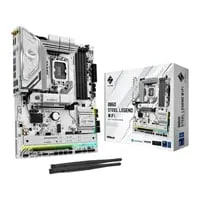 ASRock B860 Steel Legend WiFi, Intel B860, LGA1851, DDR5, PCIe 5.0, 4x M.2, 2.5GbE, Wi-Fi 6E, USB 3.2 Gen2x2, TB4, ATX