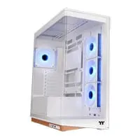 Thermaltake Stage 500 TG ARGB Chassis, Mid Tower, White, 4x ARGB PWM Fans, USB-C, Back-Connect, mATX / mITX