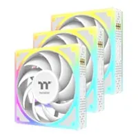 120mm Thermaltake TOUGHFAN EX 120 ARGB Sync, White, 9 Blade, Hydraulic Bearing, 2000RPM, 59.34CFM, 2.86mm H2O, 3pk