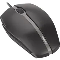 CHERRY GENTIX Silent Mouse - Optical - Cable - 3 Button(s) - Black