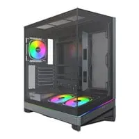 Montech SKY 3 RGB Chassis, Black, Mid Tower, 3 x 120mm ARGB Fans, USB-C / USB 3.0 / 3.5mm, ATX / mATX / mITX