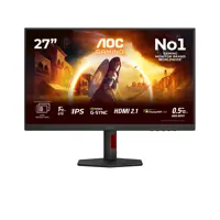 27" AOC U27G4R Gaming Monitor, Dual Frame, IPS, 4K@160Hz / FHD@320Hz, Adpative Sync, 0.3ms / 0.5ms, USB 3.1, DP / HDMI