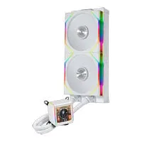 Lian Li Galahad II LCD 280mm AIO Liquid CPU Cooler, White, 2x 140mm UNI FAN TL, Aluminium, L-Connect 3