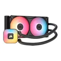 CORSAIR NAUTILUS II 240 RS ARGB AIO CPU Cooler, Black, RS240 II ARGB Unified Frame fan, Copper / Aluminium, Intel/AMD