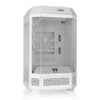 Thermaltake The Tower 250, White, Mini Tower Chassis w/ Tempered Glass Windows, 2x 120mm Fans, mITX