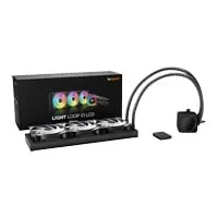 be quiet! Light Loop IO LCD 360mm AIO Cooler, Black, 2.1" LCD Display, 3x Light Wings LX Fans, IO Connector, Intel / AMD