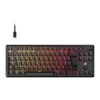 CORSAIR K70 CORE TKL RGB Mechanical Gaming Keyboard, CORSAIR MLX V2 Red Switches, NKRO, Anti-Ghosting, USB 3.0 Type-A