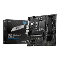 MSI PRO B760M-P DDR4, Intel B760, LGA1700, DDR4, SATA3, PCIe 4.0, 2x M.2, GbE, USB 3.2 Gen2, mATX