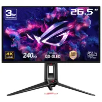 26.5" ASUS ROG Swift PG27UCDM Gaming Monitor, QD-OLED, 3840x2160, HDR10, 0.03ms, 240Hz, G-SYNC Compatible, 450cd/m²