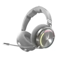 CORSAIR Virtuoso Max Gaming Headset, Silver, 50mm Graphene Drivers, RF/Bluetooth, ANC, USB Type-C