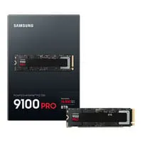 8TB Samsung 9100 PRO, M.2 2280, PCIe 5.0 (x4), NVMe 2.0, V-NAND TLC, 14800 MB/s Read, 13400 MB/s Write, 2200K/2600K IOPs