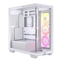 CORSAIR 3500X ARGB, White, Mid-Tower, TG Window, Reverse Connection, 3x120mm RGB Fans, USB 3.2 Type-C