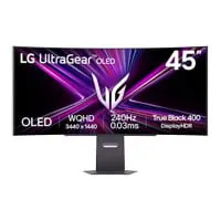 45" LG UltraGear 45GX900A-B Curved Gaming Monitor, OLED, WQHD 240Hz, 0.03ms, G-SYNC Compatible, HDMI / DP / USB