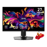 MSI MAG 274QP QD-OLED X24 27" QD-OLED Quad HD 240Hz 0.03ms Height Adjustable Gaming Monitor