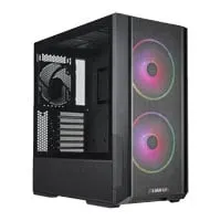 Lian Li LANCOOL 216, Black, RGB, Mid Tower Chassis, Tempered Glass Window, 2x 160mm Fans, USB 3.0, E-ATX