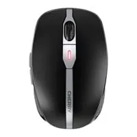 CHERRY MW 9100 Wireless Mouse, Ambidextrous, 6 Buttons, 3-Level Adjustment, 2400dpi, AES-128, 2.4 GHz / BT4.2, Black