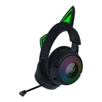 Razer Kraken Kitty V3 Pro Wireless Headset, Black, 40mm Titanium Drivers, HyperClear Mic, 2.4GHz / BT 5.3 / USB-A