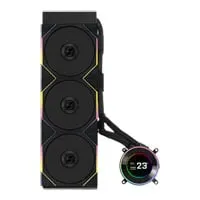 Lian Li Hydroshift II LCD-C 360TL Flex AIO Hydro CPU Cooler, Black, 3 x TL Flex Fans, 2.1" IPS Display, Intel / AMD