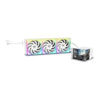 Thermaltake MAGCurve 360 Ultra ARGB AIO CPU Cooler, Snow, 3 x 120mm ARGB Fans, 6.67" AMOLED Screen, Intel / AMD