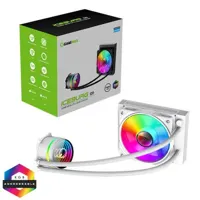 GameMax Iceburg 120mm ARGB All-in-One Liquid Cooler - White - GMX-ICB-120ARGBW