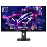 31.5" ASUS ROG Strix XG32UQDMS Gaming Monitor, OLED, 3840x2160, 240Hz, 0.03ms, FreeSync Premium Pro, HDMI 2.1 / DP 1.4