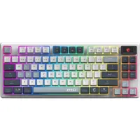 MSI FORGE GK600 TKL Sky - Wireless Hot-swappable Mechanical Keyboard - BT/2.4GHz/Wifi - S11-43UKP01-HH9