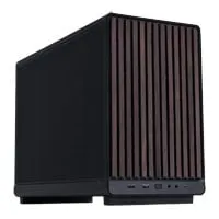 Lian Li A3-mATX, Wood Black, Small Form Factor Chassis, Mesh Panelling, USB 3.0, MicroATX, Mini-ITX
