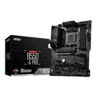 MSI B550-A PRO, AMD B550, S AM4, DDR4, SATA3, PCIe 4.0, Dual M.2, CrossFire, GbE, USB 3.2 Gen2, ATX