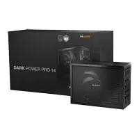 1300W be quiet! Dark Power Pro 14 IO PSU, Black, Fully Modular, 80Plus Titanium, Hex Rail, 135mm FDB Fan, ATX 3.1
