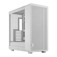 Fractal Design Epoch XL TG Mid Tower Chassis, White, 3x 140mm Fans, USB 3.2, Back-Connect, mITX / mATX / ATX / E-ATX