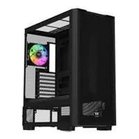 Thermaltake S380 TG ARGB Mid Tower Chassis, Black, SF360 + SF120 ARGB Fans, USB-C, Back-Connect, ATX / mATX / mITX