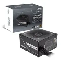 650W ASUS Prime Bronze, Black, Wired, 80 PLUS Bronze, Single Rail, 54A, 135mm Dual Ball Bearing Fan, ATX