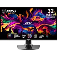 31.5" MSI 321URX QD-OLED Monitor, QD-OLED, 3840 x 2160, 240Hz, 0.03ms, Adaptive Sync, HDR, 150000:1, HDMI/DP/USB