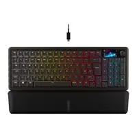 CORSAIR VANGUARD 96 WIRELESS Mechanical Keyboard, LCD Screen, MLX Plasma Switches, NKRO, USB / BT / 2.4GHz