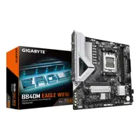GIGABYTE B840M EAGLE WIFI6 Motherboard - AMD Ryzen 9000 CPUs. 5+2+2 Ph