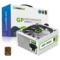GameMax GP550 White 550W 80 Plus Bronze Wired Power Supply - GP-550-WHT
