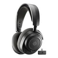 Steelseries Arctis Nova 7 Gen 2 Headphones, Black, Over-Ear, 40mm Neodymium Drivers, Bidirectional Mic, USB/2.4GHz / BT