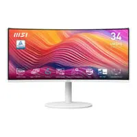 34" MSI Modern MD342CQPW Curved Gaming Monitor, 1500R, VA, 3440x1440, HDR, 1ms, 120Hz, AdaptiveSync, HDMI/DP/USB