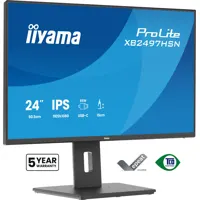 iiyama XB2497HSN-B1 24" IPS LCD USB-C Dock Display with 65W Charging