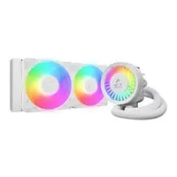 Arctic Liquid Freezer III Pro ARGB 240 AIO Hydro CPU Cooler, White, 2x120mm P12 Pro Fans, 60mm VRM Fan, Intel / AMD