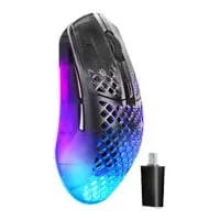 SteelSeries Aerox 3 Gen 2 Gaming Mouse, Shadow, TrueMove Sensor, 26K DPI, 6 Buttons, 68g, USB / BT / 2.4GHz