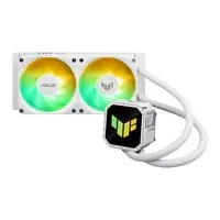 ASUS TUF Gaming LC III 240 ARGB White, 240mm All-In-One Hydro CPU Cooler, 2x 120mm ARGB Fans, Aura Sync, Intel / AMD