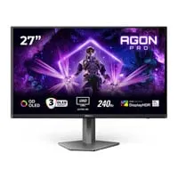 27" AOC AGON PRO AG276UZD Gaming Monitor, QD-OLED, 3840 x 2160, 240Hz, G-Sync Compatible, 0.03ms, HDMI 2.1 / DP 2.1