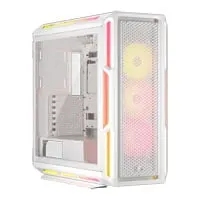 CORSAIR iCUE LINK 5000T LX, White, RGB Mid-Tower, Tempered Glass, Reverse Connection, USB 3.2 Type-C, 3x LX120 Fans