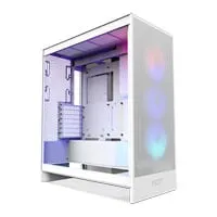 NZXT H7 Flow RGB White, Mid Tower Chassis w/ Tempered Glass Window, F360 RGB Core, USB 3.2 Gen1, EATX/ATX/mATX