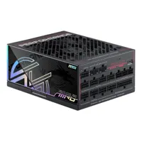 MSI MPG Ai1300TS PCIE5 1300W 80 Plus Titanium ATX 3.1 Power Supply - Black