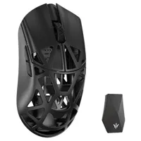 WLMOUSE Beast X Max Solid Sides Gaming Maus, Omron Optical Switches - schwarz