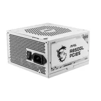 MSI MAG A850GL PCIE5 850W 80 Plus Gold Rated ATX 3.0 Fully Modular Power Supply Unit - WHITE